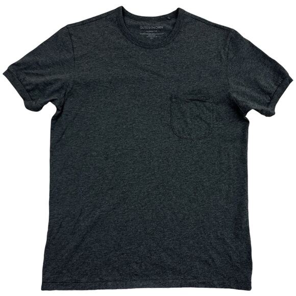 Outerknown Sojourn Tee Men Gray Short Sleeve Sz‎ S - Picture 1 of 6